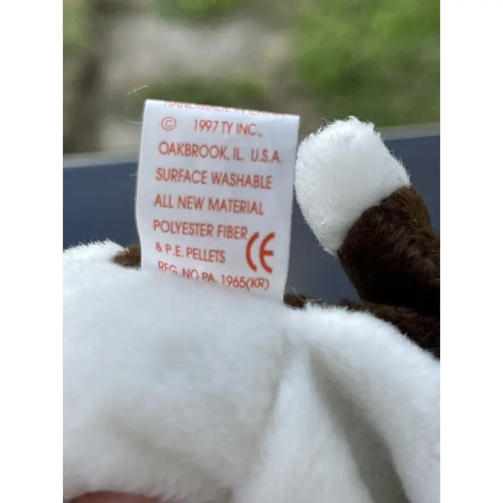 Ty Beanie Baby Bruno The Dog Collectible Plush Retired‎ Vintage 1997
